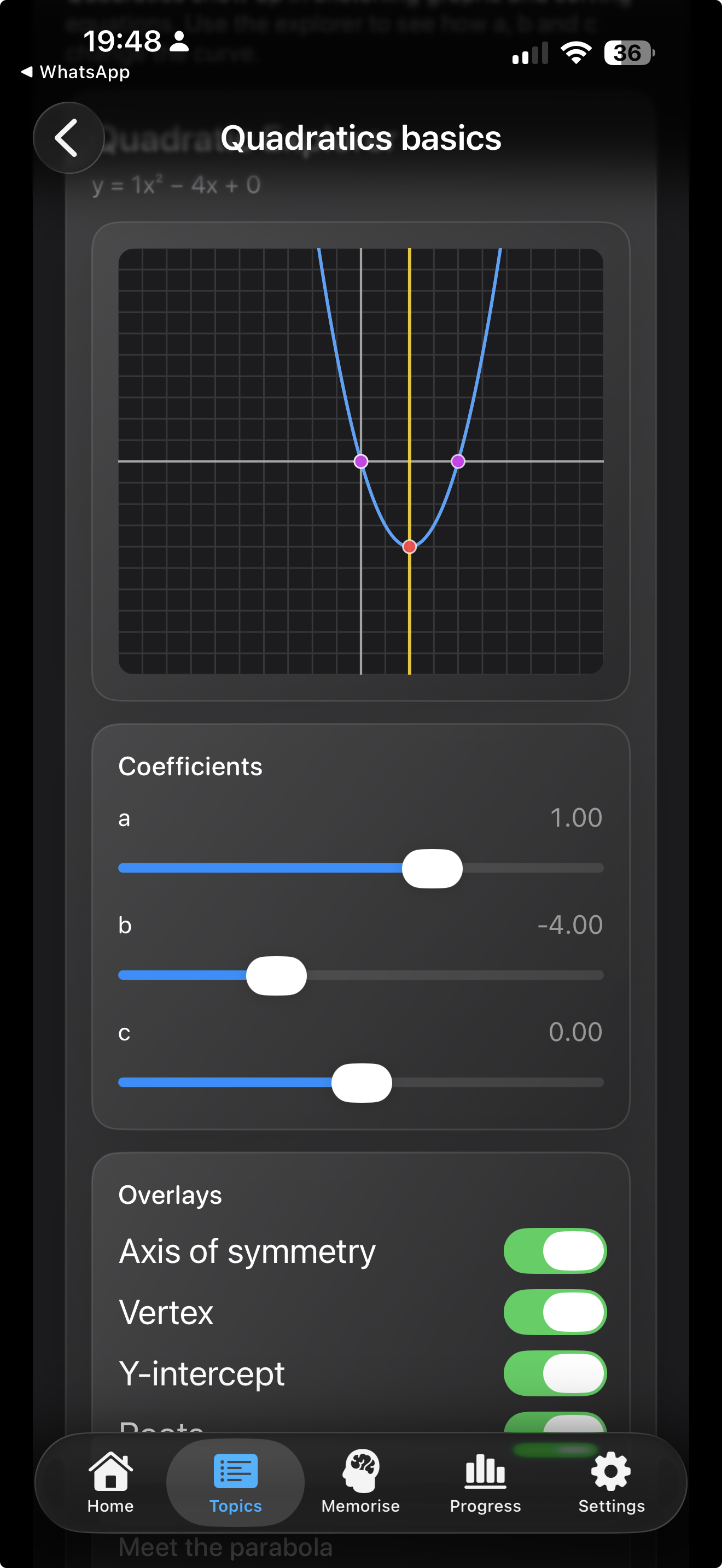 Skill tree showing GCSE Higher progress